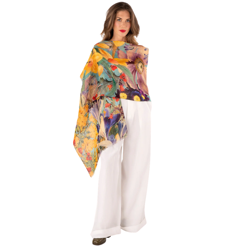 Spring Flora Scarf