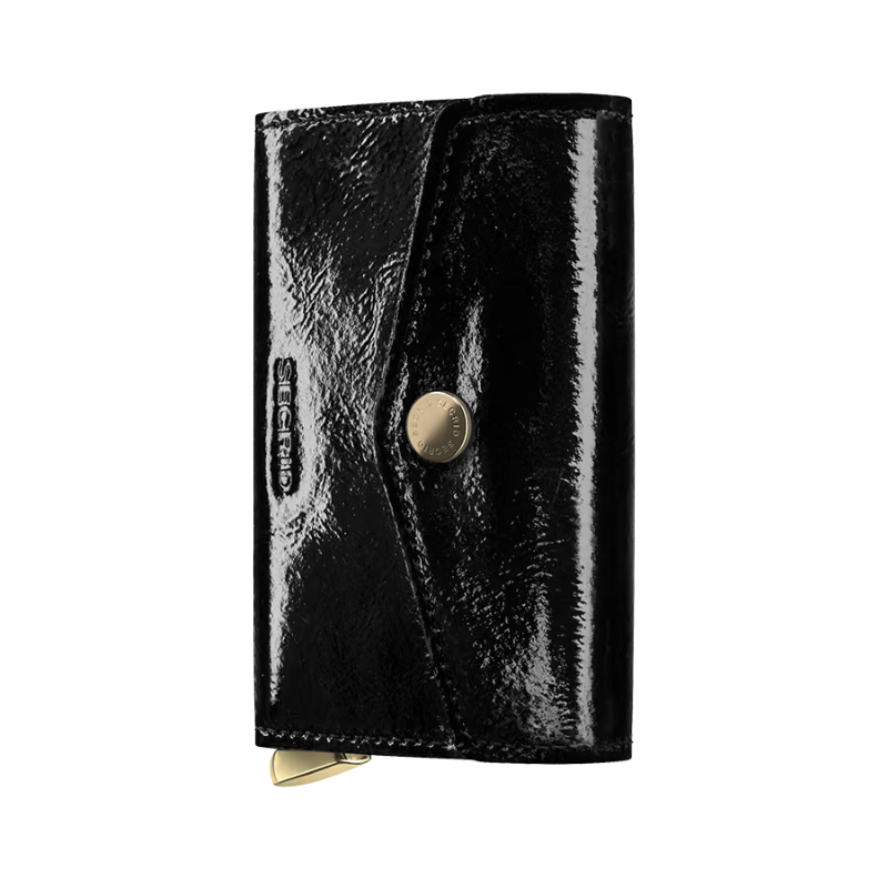 Secrid Black Naplak Envelope Wallet