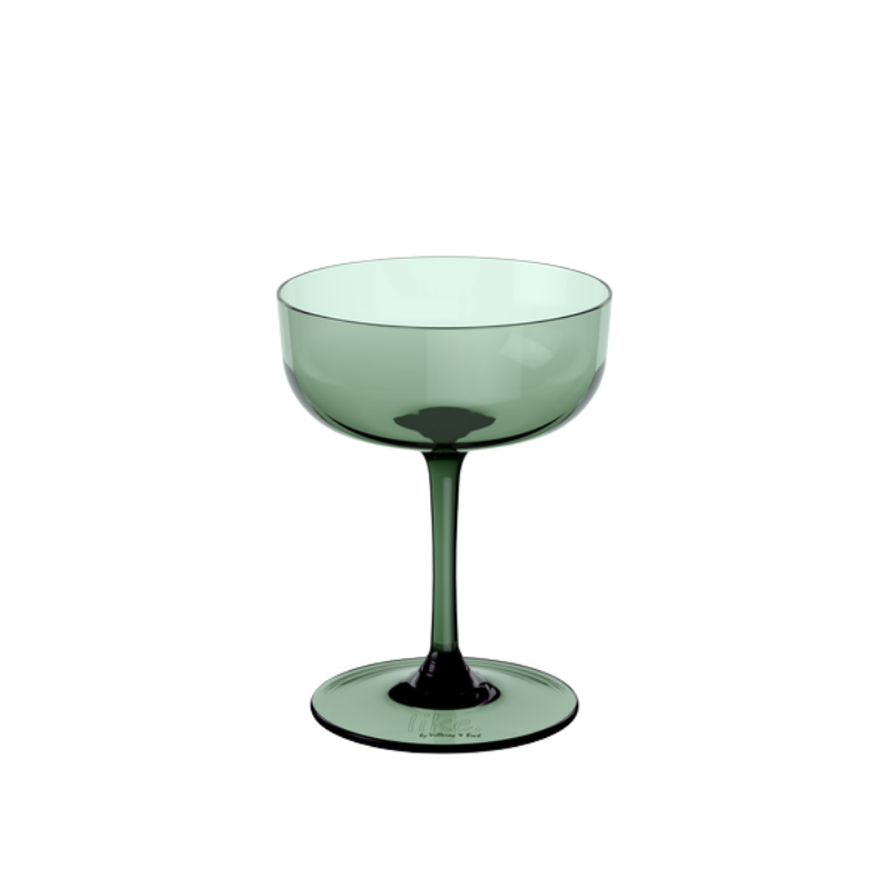 Villeroy &amp; Boch Like Sage Champagne Coupe Set of 2