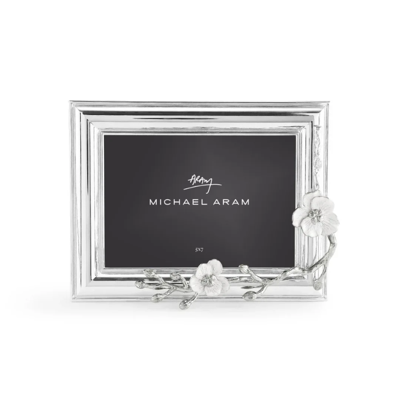 Michael Aram Silver Orchid 5x7 Frame