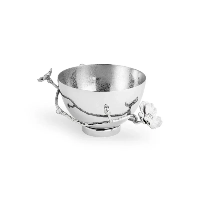 Michael Aram Small Silver Orchid Bowl