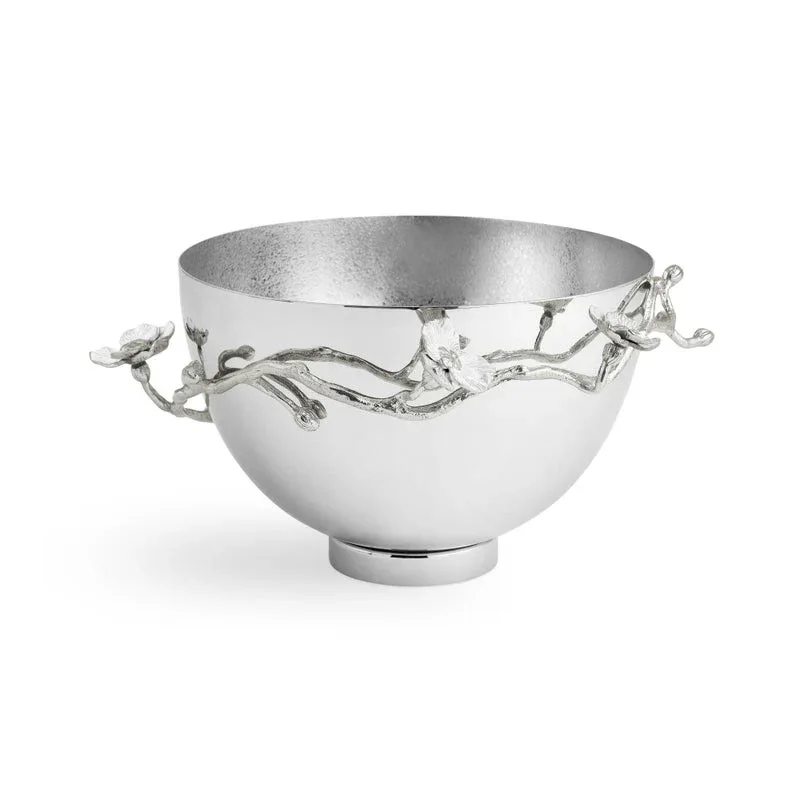 Michael Aram Medium Silver Orchid Bowl