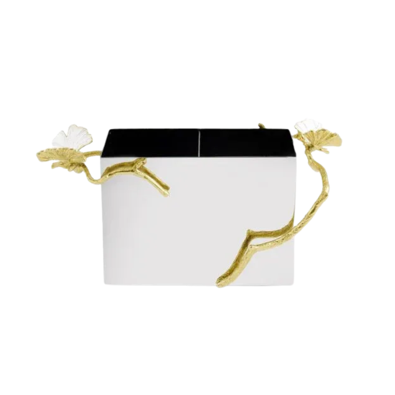 Michael Aram Gold Butterfly Ginkgo Cutlery Holder