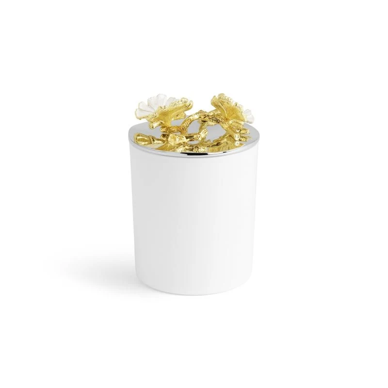 Michael Aram Small Gold Butterfly Ginkgo Candle