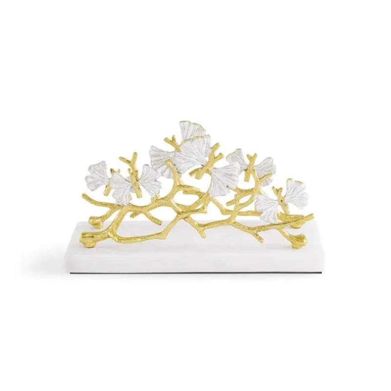 Michael Aram Butterfly Ginkgo Gold Vertical Napkin Holder
