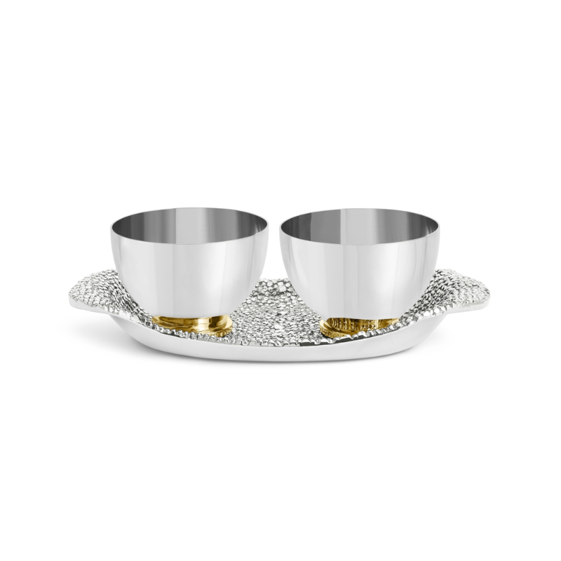 Michael Aram Shagreen Double Dish with Tray