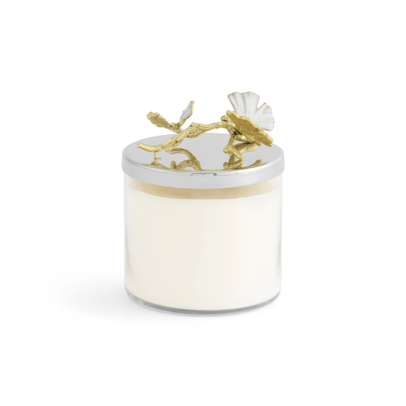 Michael Aram Butterfly Ginkgo Gold Candle