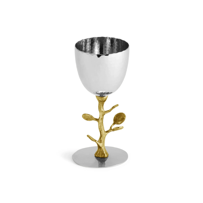 Michael Aram Botanical Leaf Gold Kiddish Cup