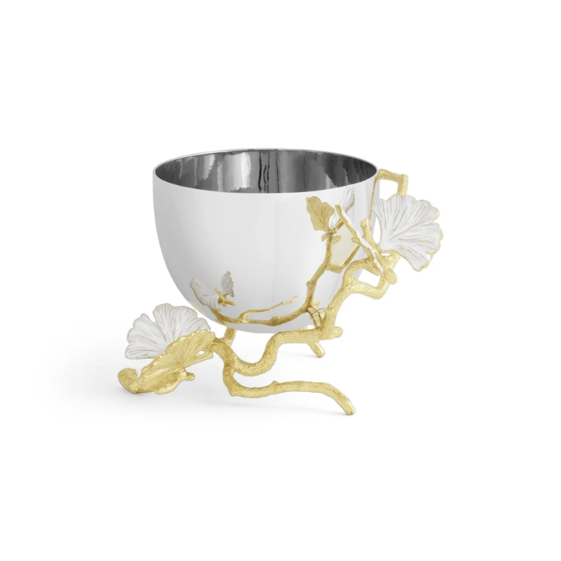 Michael Aram Butterfly Ginkgo Gold Nut Bowl