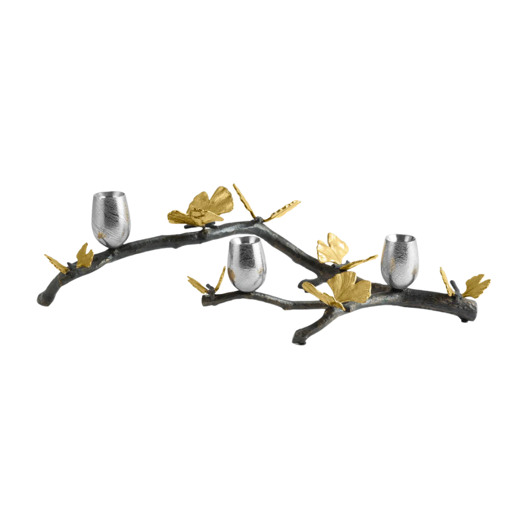 Michael Aram Butterfly Ginkgo Centerpiece Candleholders