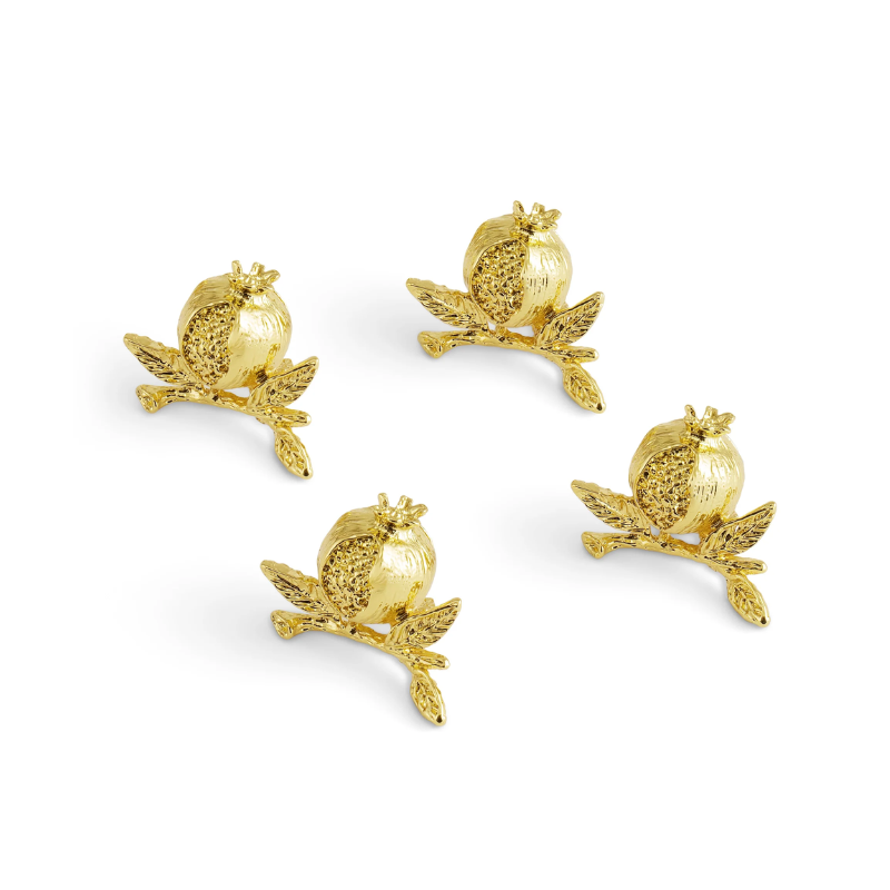 Michael Aram Gold Pomegranate Place Card Holder