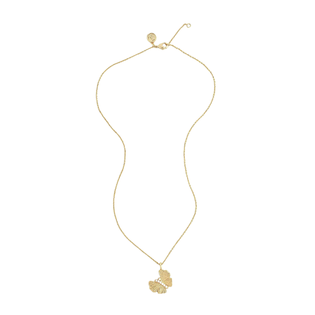 Anabel Aram Butterfly Gold Necklace