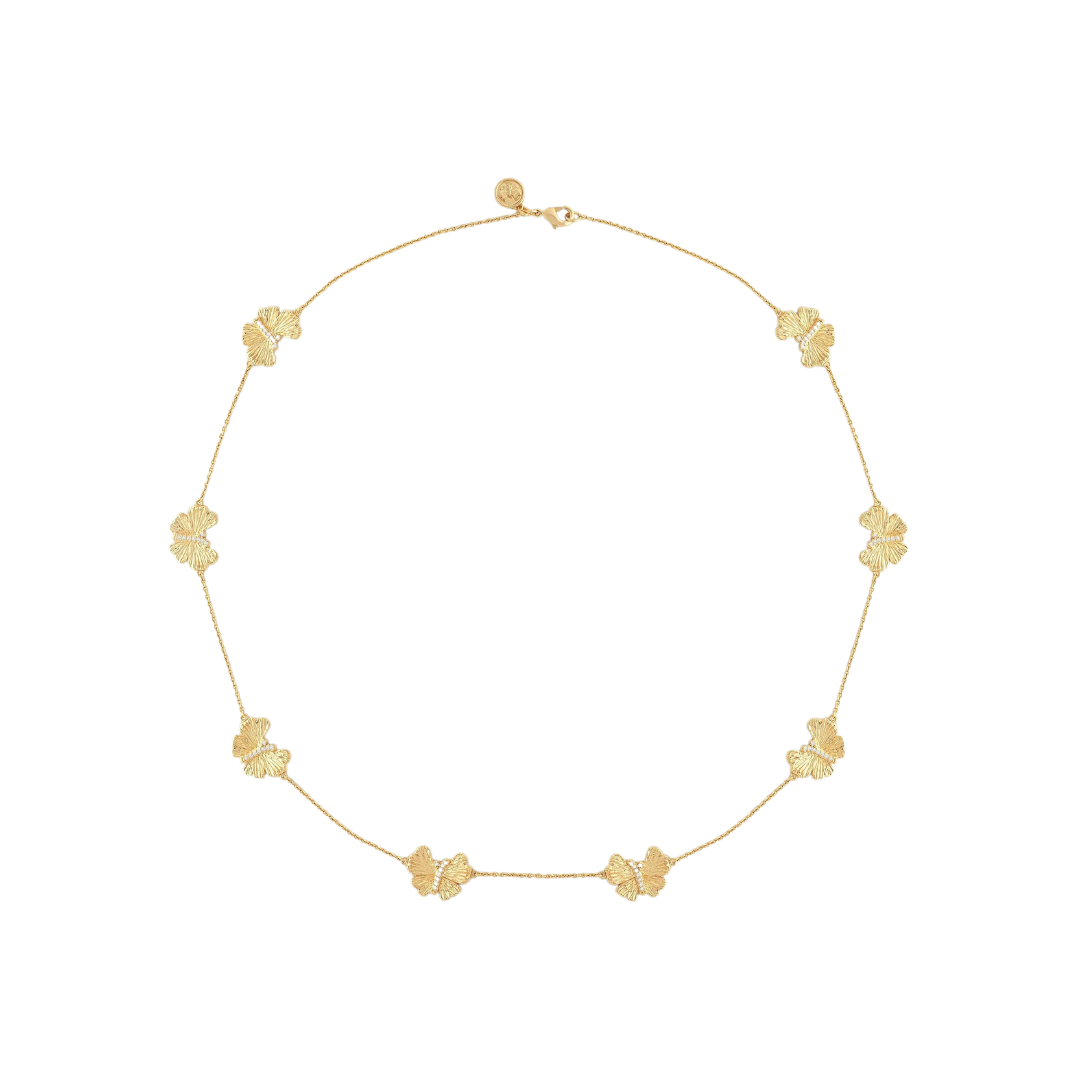 Anabel Aram Butterfly Station Necklace