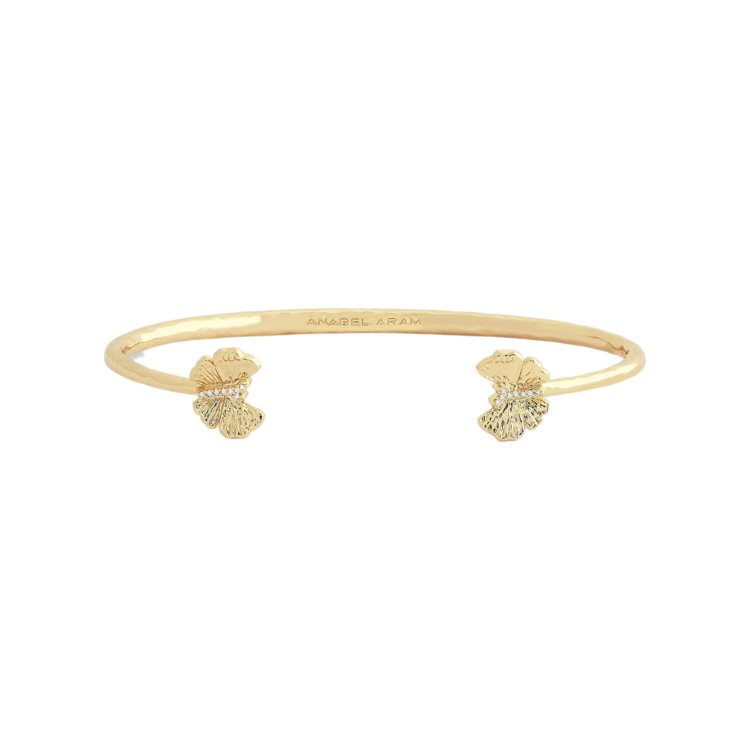 Anabel Aram Butterfly Gold Bangle