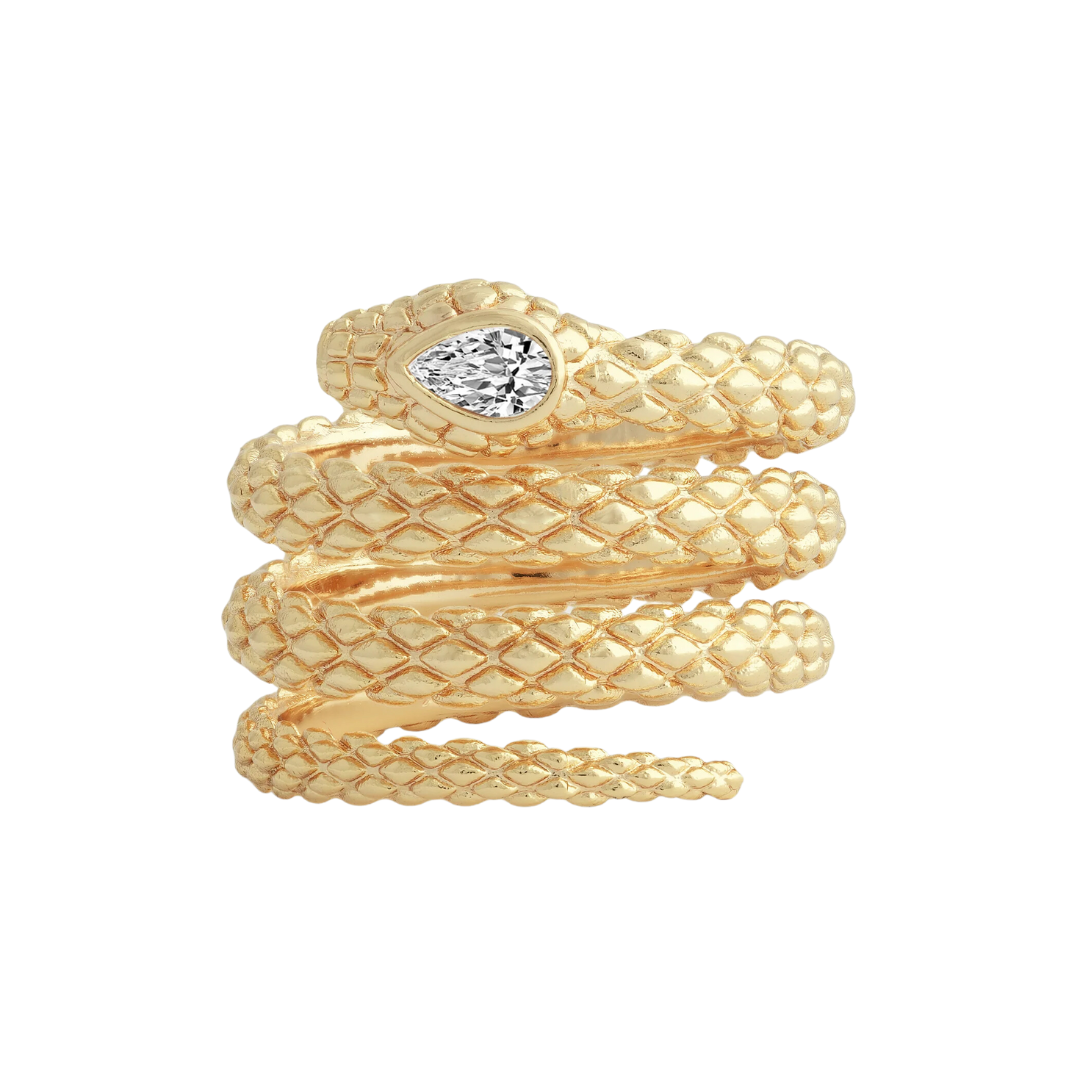 Anabel Aram Serpent Wrap Ring