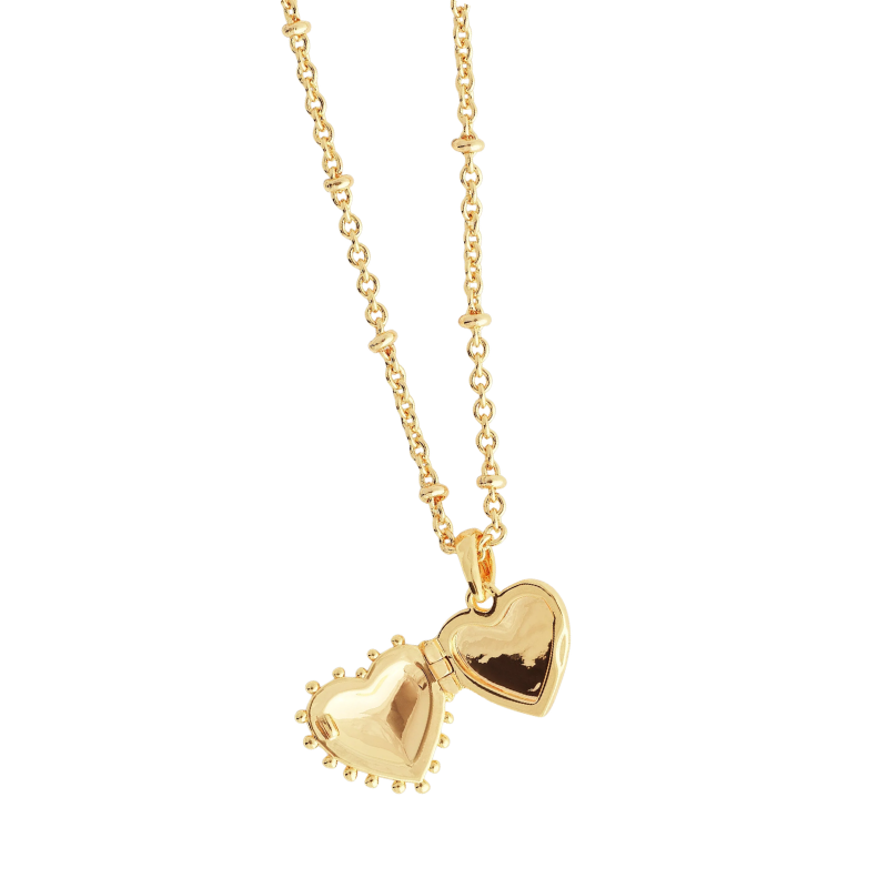 Anabel Aram Small Heart Locket Necklace