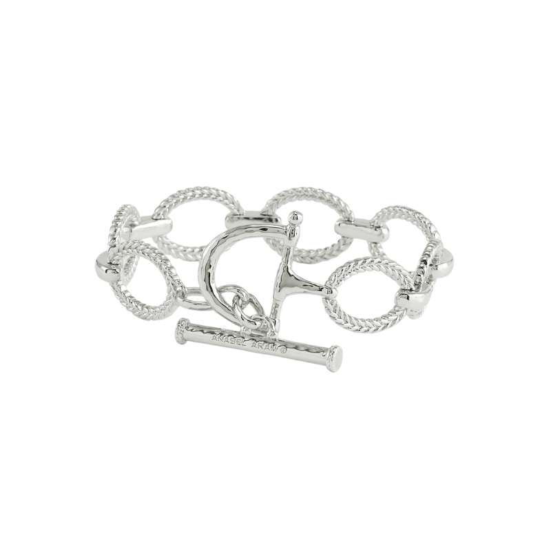 Anabel Aram Silver Cheval Chain Bracelet