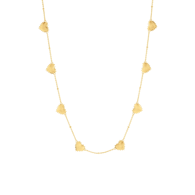 Anabel Aram Heart Station Necklace