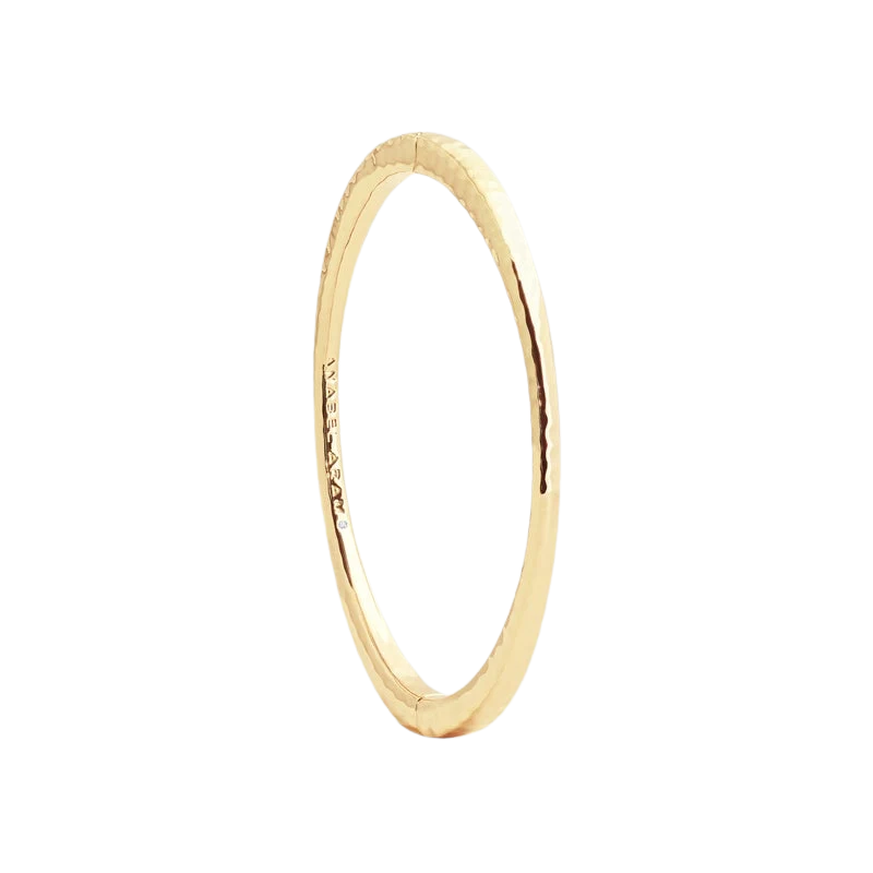 Anabel Aram Gold Farrier Thin Hinged Bangle
