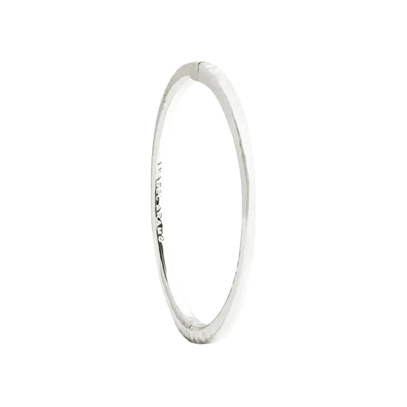 Anabel Aram Silver Farrier Thin Hinged Bangle