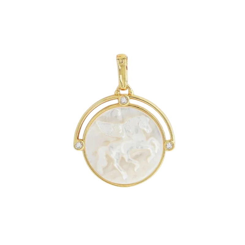 Anabel Aram Pegasus MOP Coin Charm