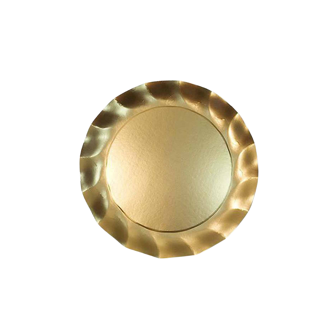 Wavy Gold Salad Plates