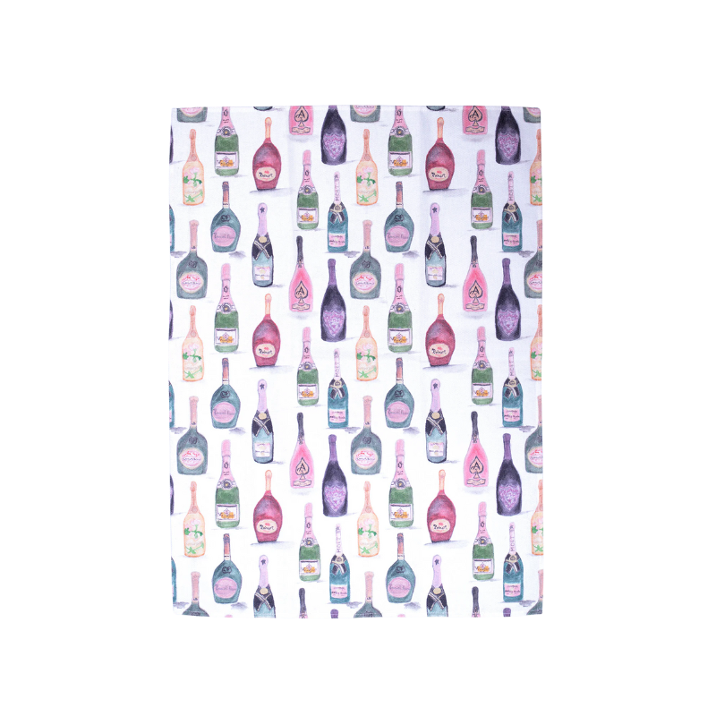 Champagne Rosé Tea Towel