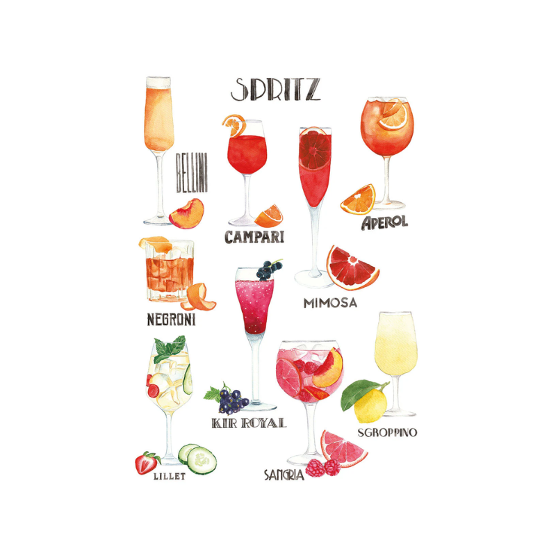 Spritz Tea Towel