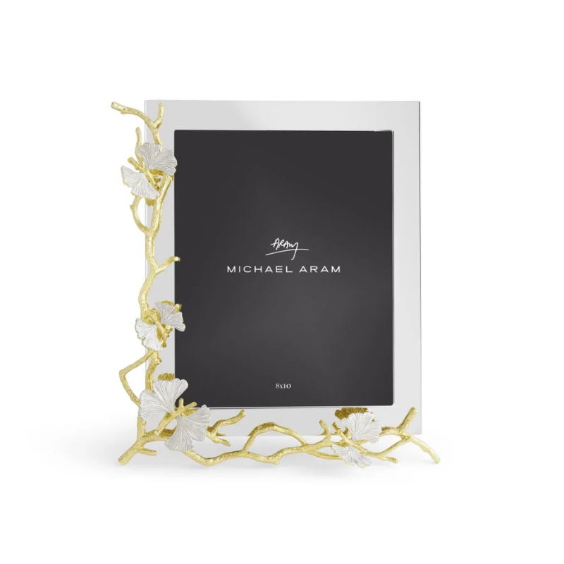 Michael Aram 8x10 Butterfly Ginkgo Gold Reflective Frame