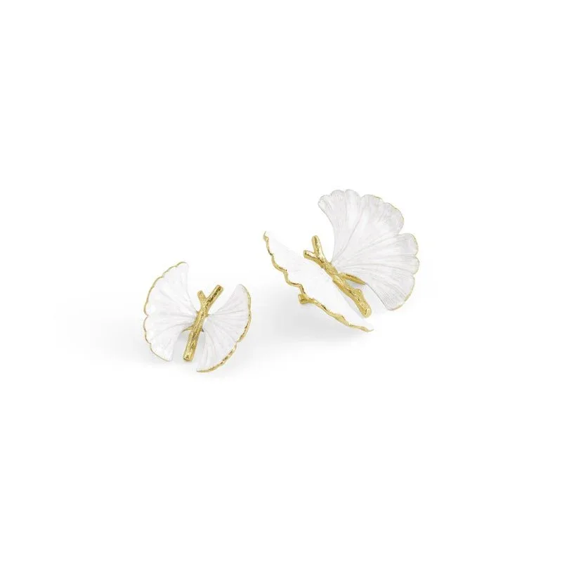 Set of 2 Michael Aram Butterfly Ginkgo Objects