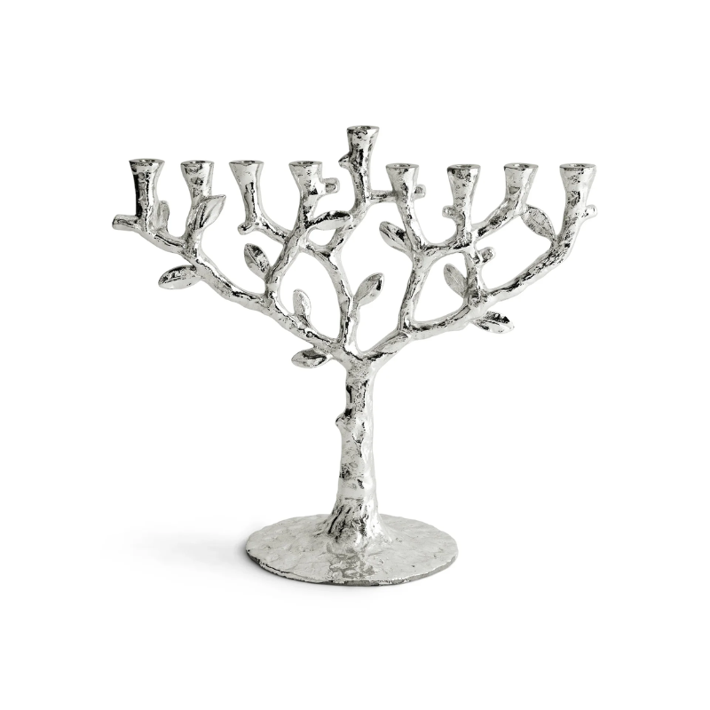 Michael Aram Silver Tree of Life Menorah