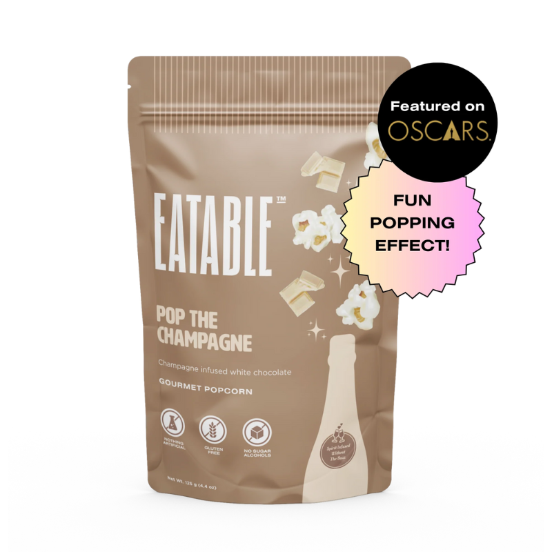 Champagne &amp; White Chocolate Popcorn Bag