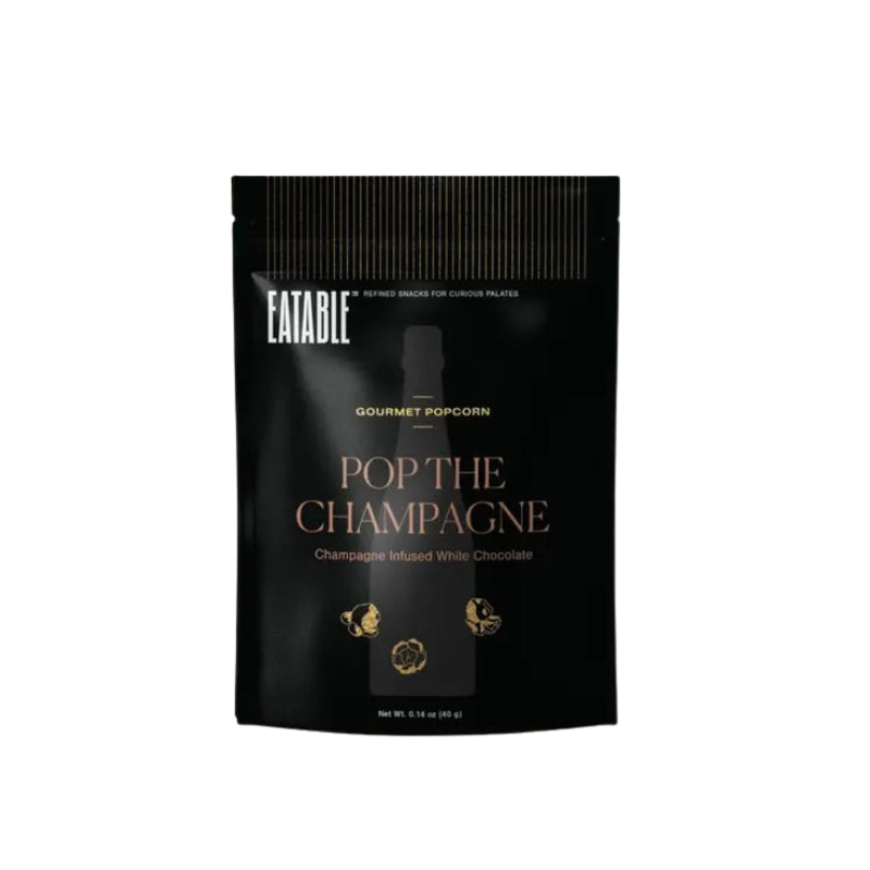 Mini Champagne & White Chocolate Popcorn Bag