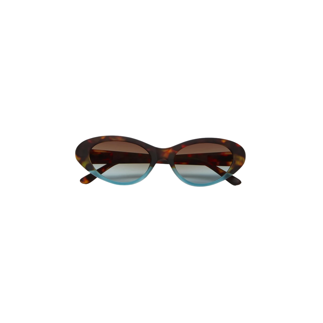 Lina Havana Blue Sunglasses