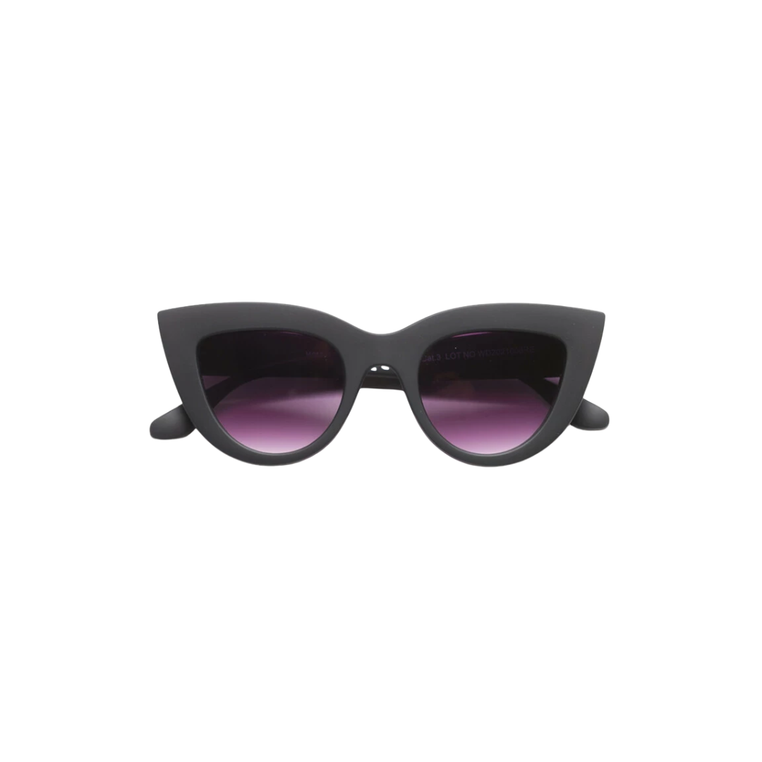 Lunettes de soleil noires Claudia