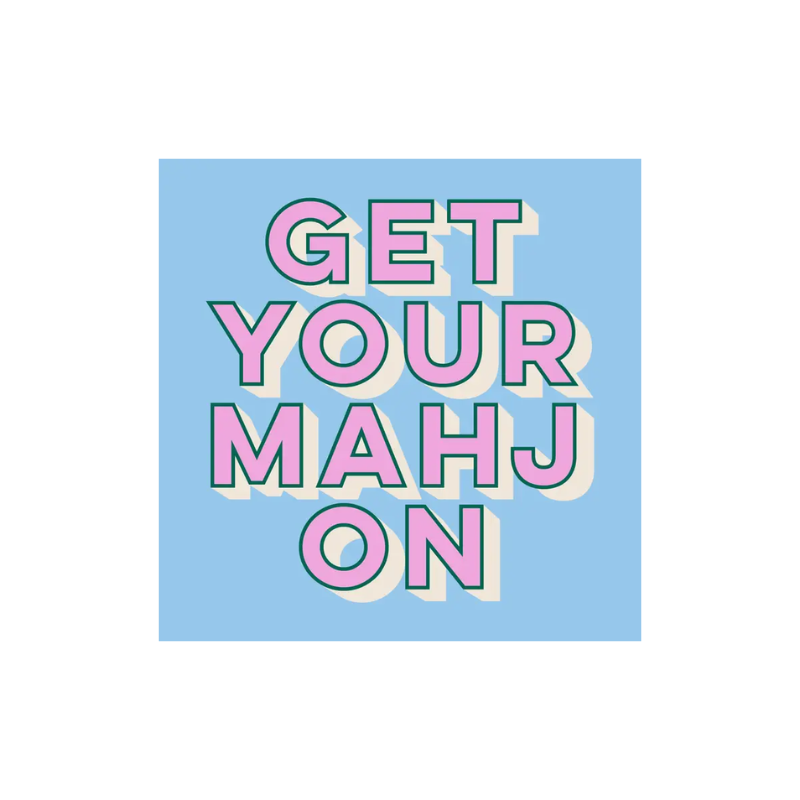 Get Your Mahj On Cocktail Napkins