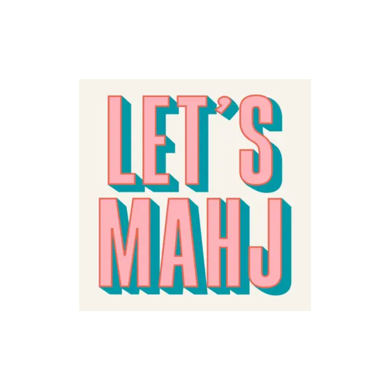 Let's Mahj Cocktail Napkins
