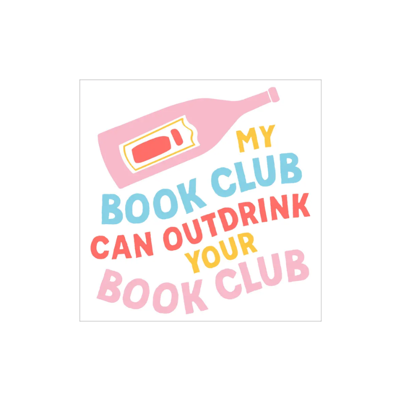 Outdrink Book Club Cocktail Napkins