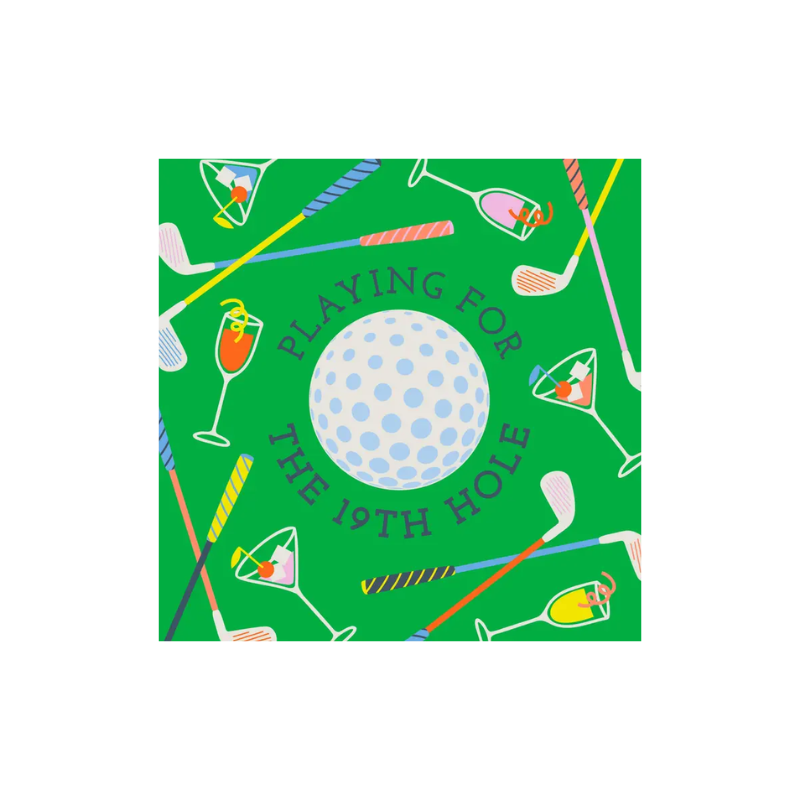 19th Hole Golf Cocktail Napkins