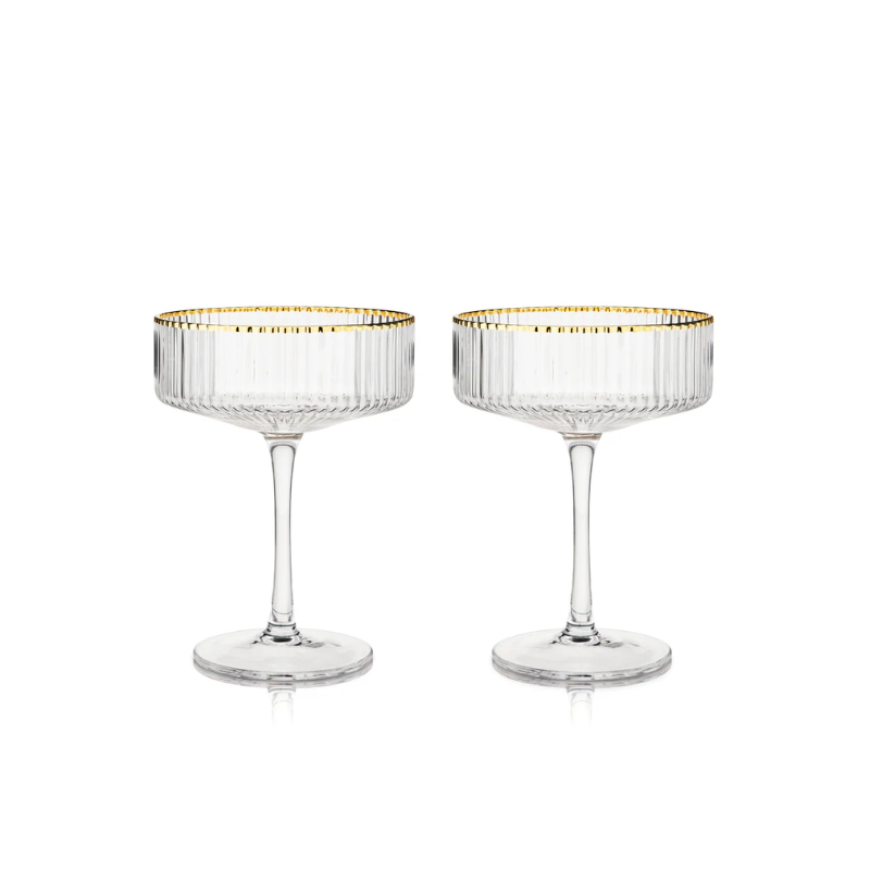Meridian Set of 2 Couple Glasses
