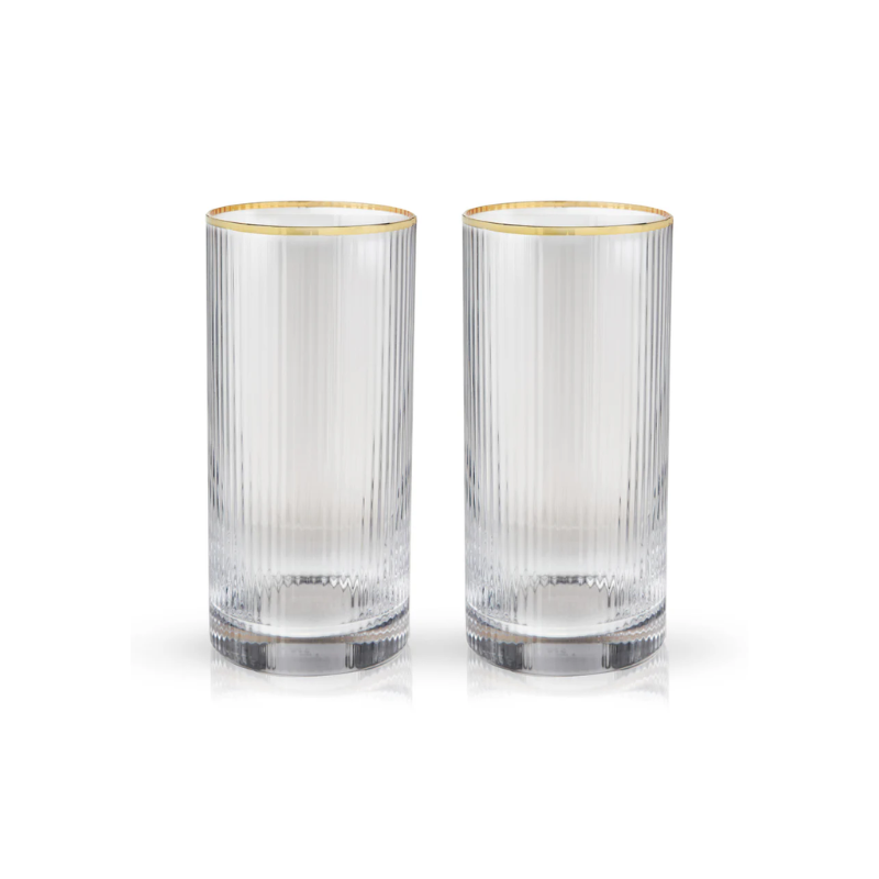 Meridian Set of 2 Highball Glasses
