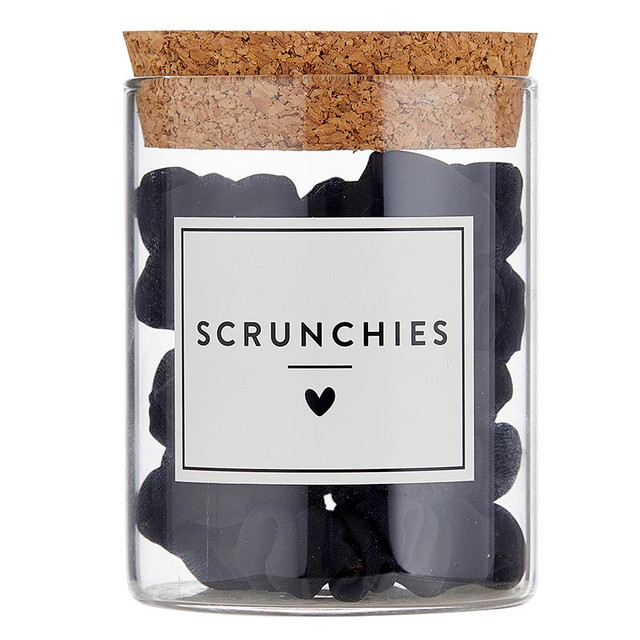 Scrunchies in Jar