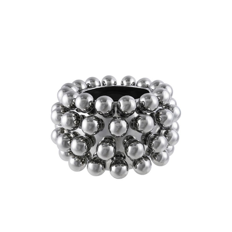 Chrome Planter with Balls