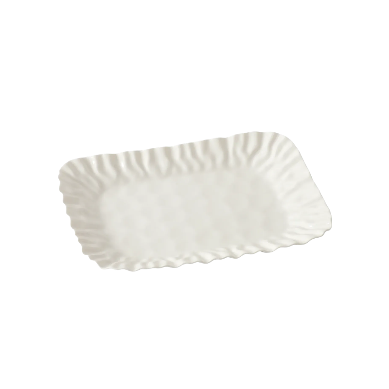 Small Mascali Bianca Deep Tray