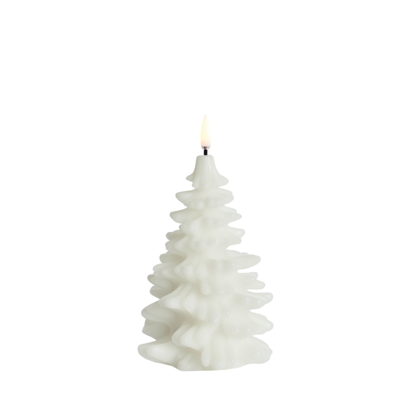 Small White LED Christmas Tree Candle