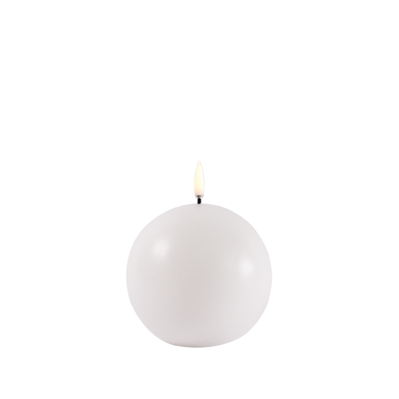 White Round LED Candle