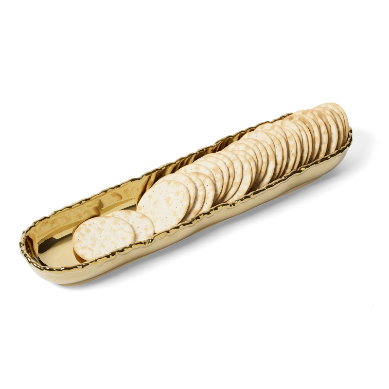 Gold Rock Cracker Tray