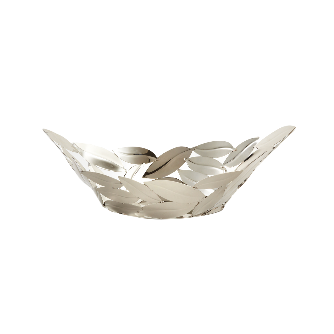 Oval Leaves Bread Basket