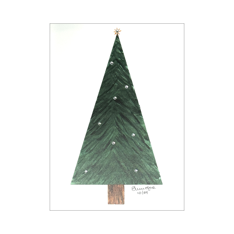 Handmade Christmas Tree Card