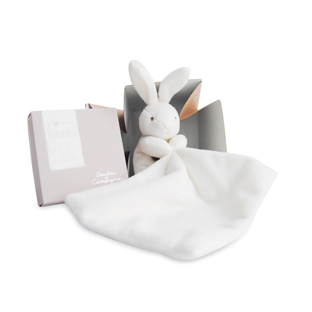 White Bunny with Handkerchief